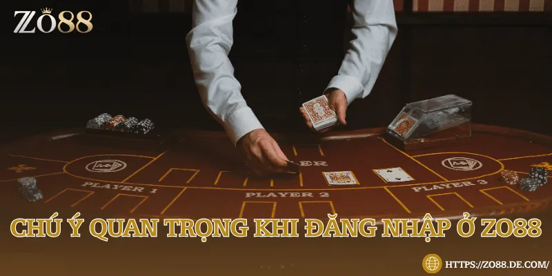 Lưu ý khi truy cập ở nhà cái uy tín Zo88