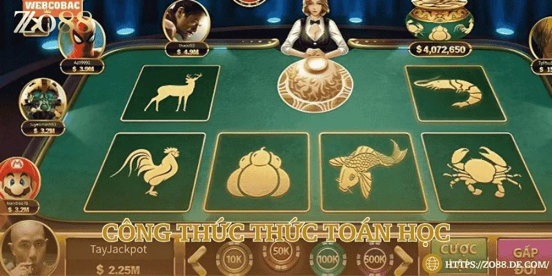 Mách bạn 5+ mẹo đánh bầu cua online cực hay từ cao thủ Công thức thức toán học